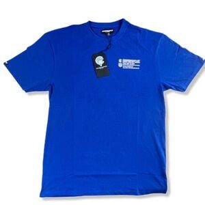 Size medium blue bandana bandusa Crooks and Castle tee
